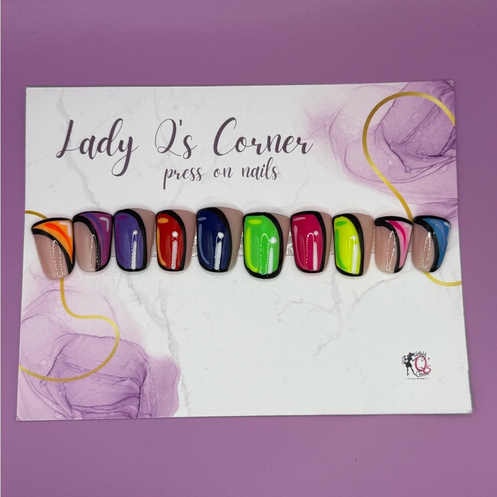 Cartoon press on nails